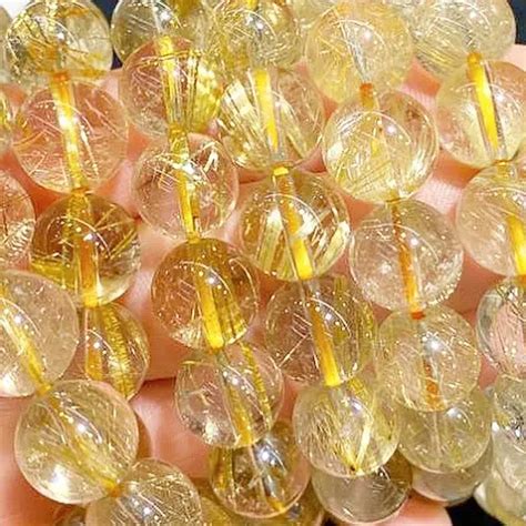 金髮晶五行|金髮晶/維納斯之髮｜Golden Rutilated Quartz【功效/ 